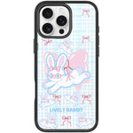 Custodia magnetica per telefono con motivo a coniglio arcobaleno., For iPhone 16 Pro Max, For iPhone 16 Pro, For iPhone 15 Pro Max, For iPhone 15 Pro