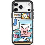 Adorabile custodia magnetica per telefono con motivo a maialino., For iPhone 17 Pro Max, For iPhone 17 Pro, For iPhone 17, For iPhone Air