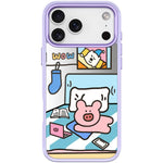 Adorabile custodia magnetica per telefono con motivo a maialino., For iPhone 17 Pro Max, For iPhone 17 Pro, For iPhone 17, For iPhone Air