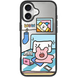 Adorabile custodia magnetica per telefono con motivo a maialino., For iPhone 17 Pro Max, For iPhone 17 Pro, For iPhone 17, For iPhone Air
