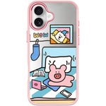 Adorabile custodia magnetica per telefono con motivo a maialino., For iPhone 17 Pro Max, For iPhone 17 Pro, For iPhone 17, For iPhone Air