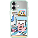 Adorabile custodia magnetica per telefono con motivo a maialino., For iPhone 17 Pro Max, For iPhone 17 Pro, For iPhone 17, For iPhone Air