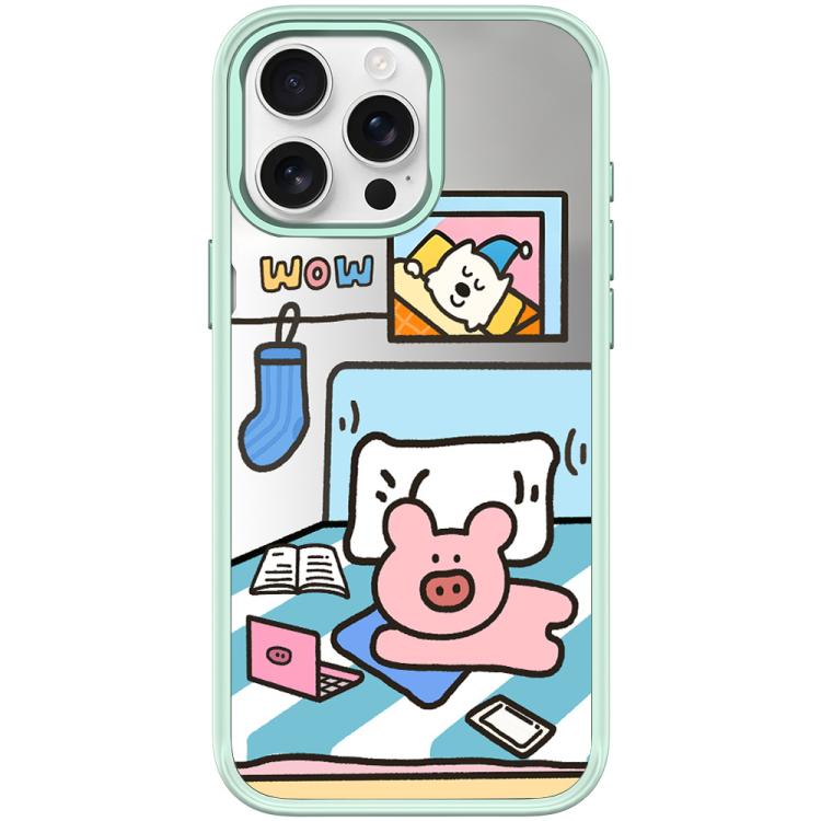 Adorabile custodia magnetica per telefono con motivo a maialino., For iPhone 16 Pro Max, For iPhone 16 Pro, For iPhone 15 Pro Max, For iPhone 15 Pro
