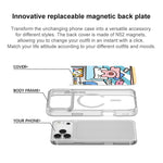 Adorabile custodia magnetica per telefono con motivo a maialino., For iPhone 16 Pro Max, For iPhone 16 Pro, For iPhone 15 Pro Max, For iPhone 15 Pro