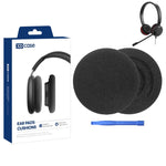 XDcase 1 paio di cuscinetti auricolari in spugna di ricambio per cuffie con strumento di leva, For Jabra Evolve 20/20se/30/30 II/40/65