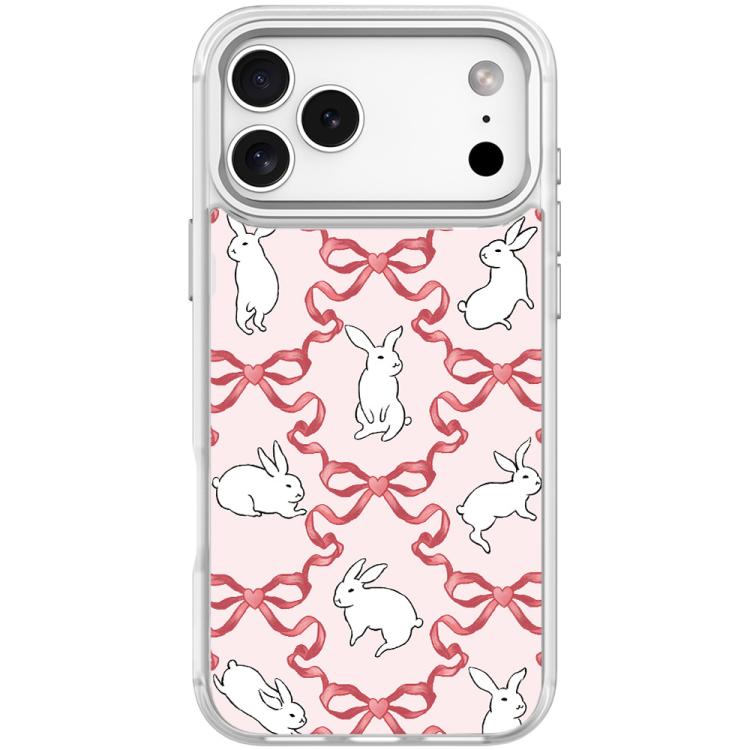 Custodia magnetica per telefono con motivo a farfalla e coniglio bianco., For iPhone 17 Pro Max, For iPhone 17 Pro, For iPhone 17, For iPhone Air