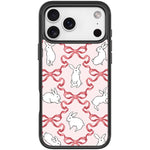 Custodia magnetica per telefono con motivo a farfalla e coniglio bianco., For iPhone 17 Pro Max, For iPhone 17 Pro, For iPhone 17, For iPhone Air