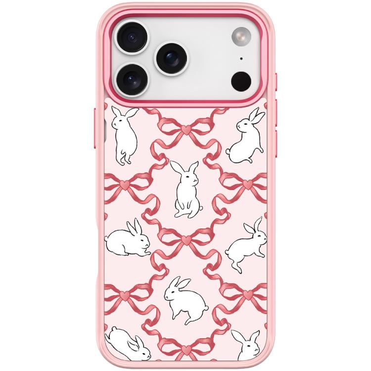 Custodia magnetica per telefono con motivo a farfalla e coniglio bianco., For iPhone 17 Pro Max, For iPhone 17 Pro, For iPhone 17, For iPhone Air