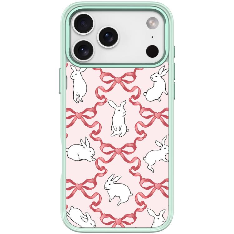 Custodia magnetica per telefono con motivo a farfalla e coniglio bianco., For iPhone 17 Pro Max, For iPhone 17 Pro, For iPhone 17, For iPhone Air