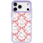 Custodia magnetica per telefono con motivo a farfalla e coniglio bianco., For iPhone 17 Pro Max, For iPhone 17 Pro, For iPhone 17, For iPhone Air