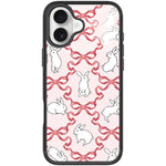 Custodia magnetica per telefono con motivo a farfalla e coniglio bianco., For iPhone 17 Pro Max, For iPhone 17 Pro, For iPhone 17, For iPhone Air