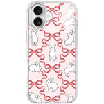 Custodia magnetica per telefono con motivo a farfalla e coniglio bianco., For iPhone 17 Pro Max, For iPhone 17 Pro, For iPhone 17, For iPhone Air