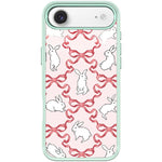Custodia magnetica per telefono con motivo a farfalla e coniglio bianco., For iPhone 17 Pro Max, For iPhone 17 Pro, For iPhone 17, For iPhone Air