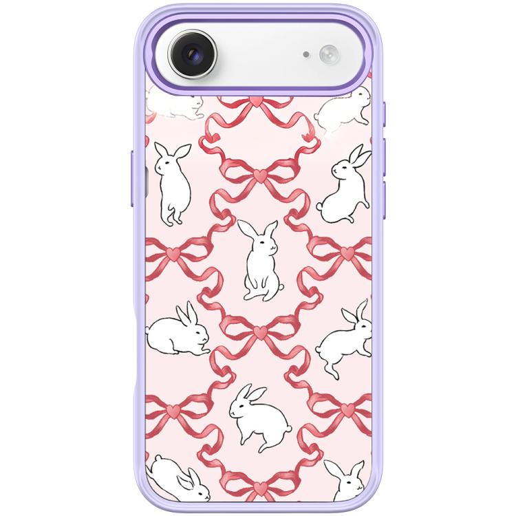 Custodia magnetica per telefono con motivo a farfalla e coniglio bianco., For iPhone 17 Pro Max, For iPhone 17 Pro, For iPhone 17, For iPhone Air
