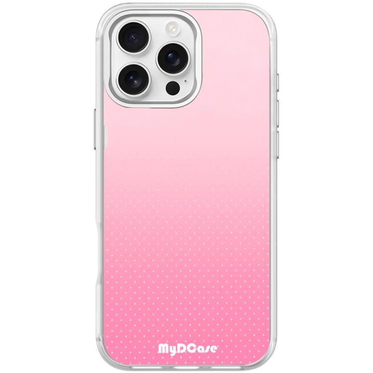 Custodia magnetica per telefono con motivo a pois rosso rosato, For iPhone 16 Pro Max, For iPhone 16 Pro, For iPhone 15 Pro Max, For iPhone 15 Pro