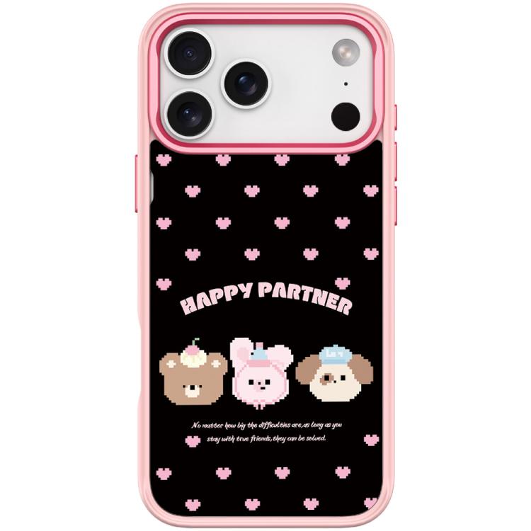 Custodia magnetica per telefono con motivo "Happy Partner", For iPhone 17 Pro Max, For iPhone 17 Pro, For iPhone 17, For iPhone Air