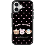 Custodia magnetica per telefono con motivo "Happy Partner", For iPhone 17 Pro Max, For iPhone 17 Pro, For iPhone 17, For iPhone Air