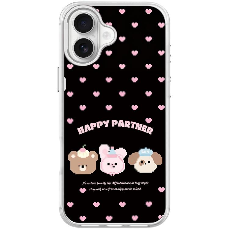 Custodia magnetica per telefono con motivo "Happy Partner", For iPhone 17 Pro Max, For iPhone 17 Pro, For iPhone 17, For iPhone Air