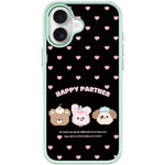 Custodia magnetica per telefono con motivo "Happy Partner", For iPhone 17 Pro Max, For iPhone 17 Pro, For iPhone 17, For iPhone Air