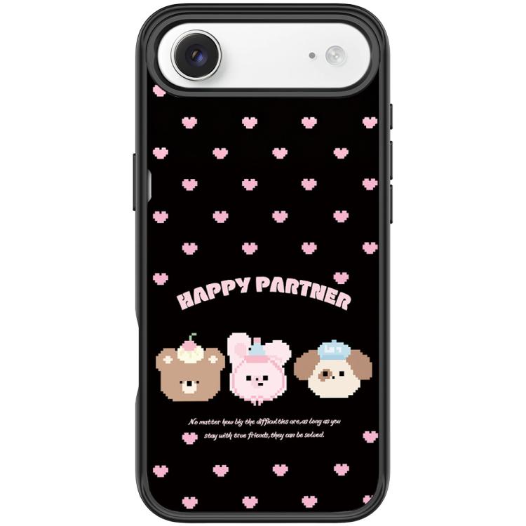 Custodia magnetica per telefono con motivo "Happy Partner", For iPhone 17 Pro Max, For iPhone 17 Pro, For iPhone 17, For iPhone Air
