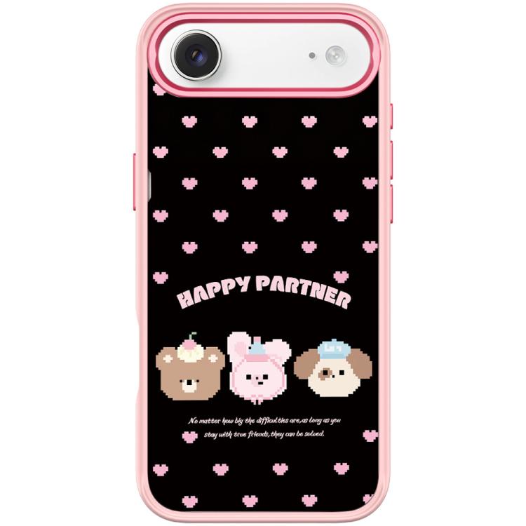 Custodia magnetica per telefono con motivo "Happy Partner", For iPhone 17 Pro Max, For iPhone 17 Pro, For iPhone 17, For iPhone Air