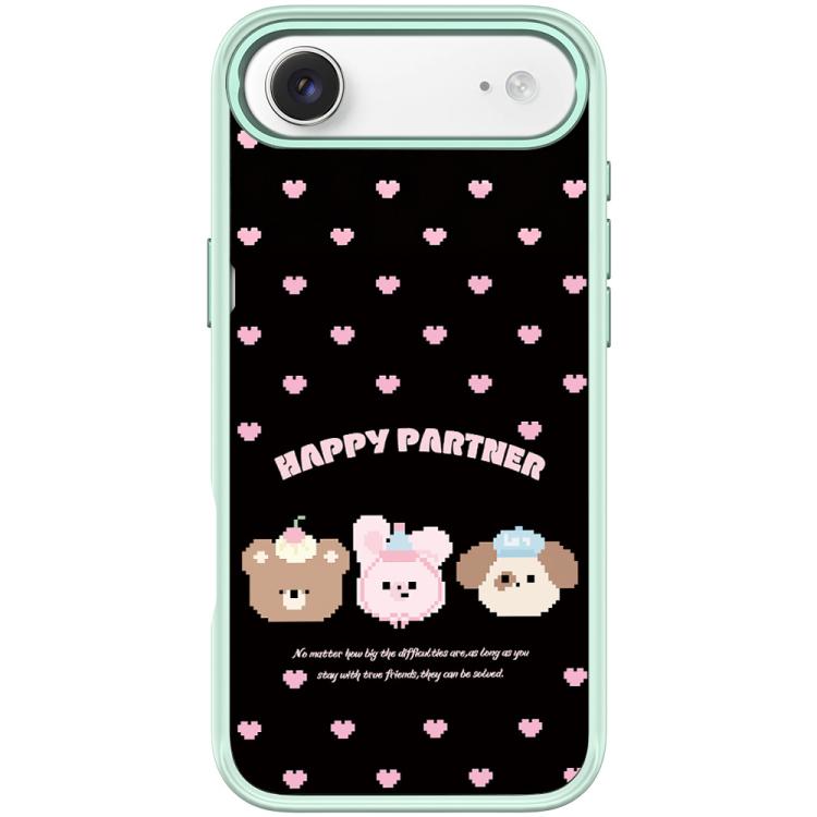 Custodia magnetica per telefono con motivo "Happy Partner", For iPhone 17 Pro Max, For iPhone 17 Pro, For iPhone 17, For iPhone Air