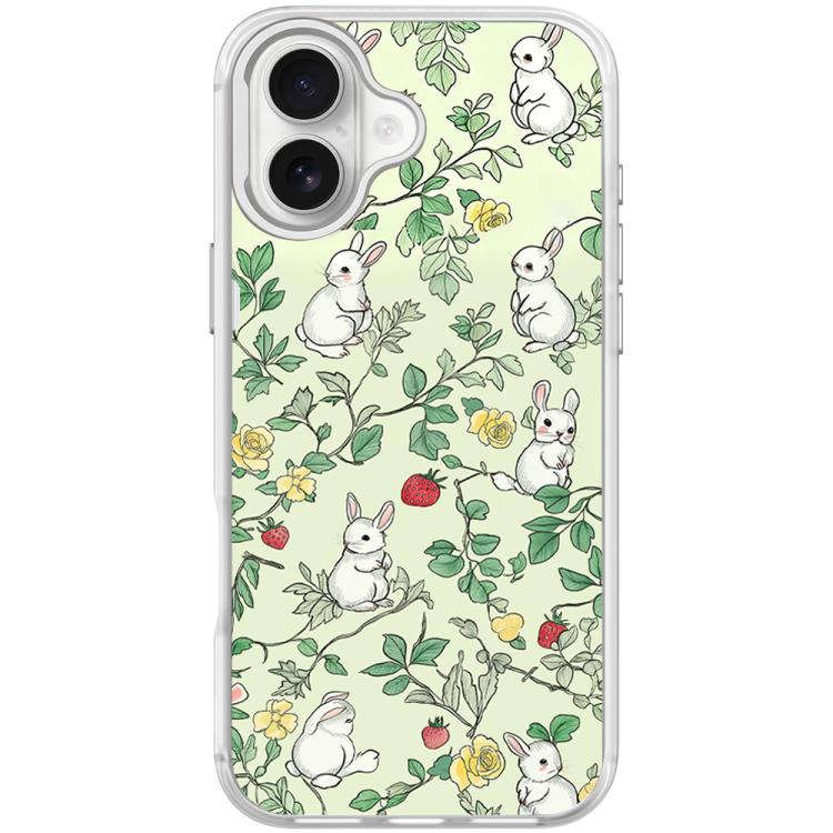 Custodia magnetica per telefono con motivo a coniglio e rami, For iPhone 17 Pro Max, For iPhone 17 Pro, For iPhone 17, For iPhone Air
