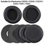 XDcase 1 paio di cuscinetti auricolari di ricambio con strumento di estrazione, For Plantronics C3220 / C3225 / C3210