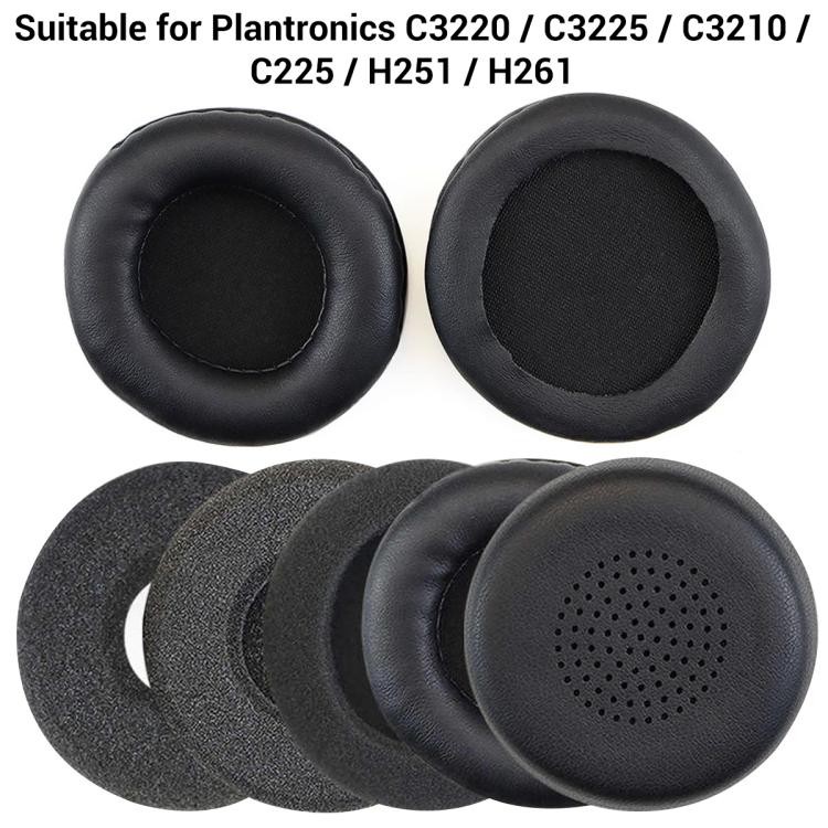 XDcase 1 paio di cuscinetti auricolari di ricambio con strumento di estrazione, For Plantronics C3220 / C3225 / C3210
