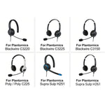 XDcase 1 paio di cuscinetti auricolari di ricambio con strumento di estrazione, For Plantronics C3220 / C3225 / C3210