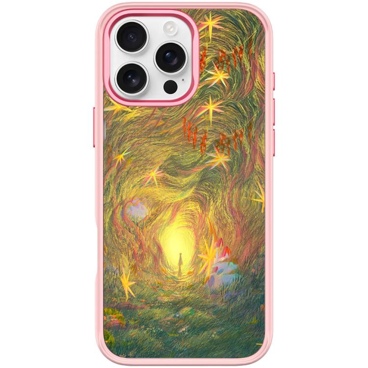 Custodia magnetica per telefono con motivo "Ingresso dei sogni", For iPhone 16 Pro Max, For iPhone 16 Pro, For iPhone 15 Pro Max, For iPhone 15 Pro