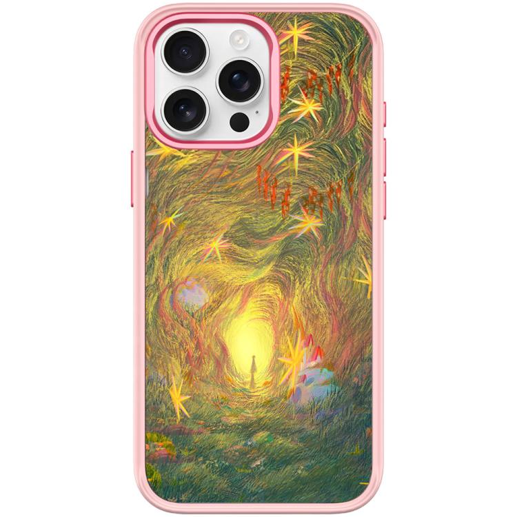 Custodia magnetica per telefono con motivo "Ingresso dei sogni", For iPhone 16 Pro Max, For iPhone 16 Pro, For iPhone 15 Pro Max, For iPhone 15 Pro