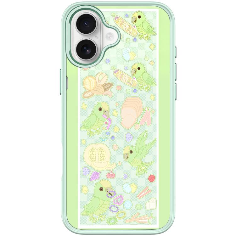 Custodia magnetica per telefono con motivo pappagallo verde, For iPhone 17 Pro Max, For iPhone 17 Pro, For iPhone 17, For iPhone Air