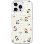 Adorabile custodia magnetica per telefono con motivo cucciolo di berretto., For iPhone 16 Pro Max, For iPhone 16 Pro, For iPhone 15 Pro Max, For iPhone 15 Pro