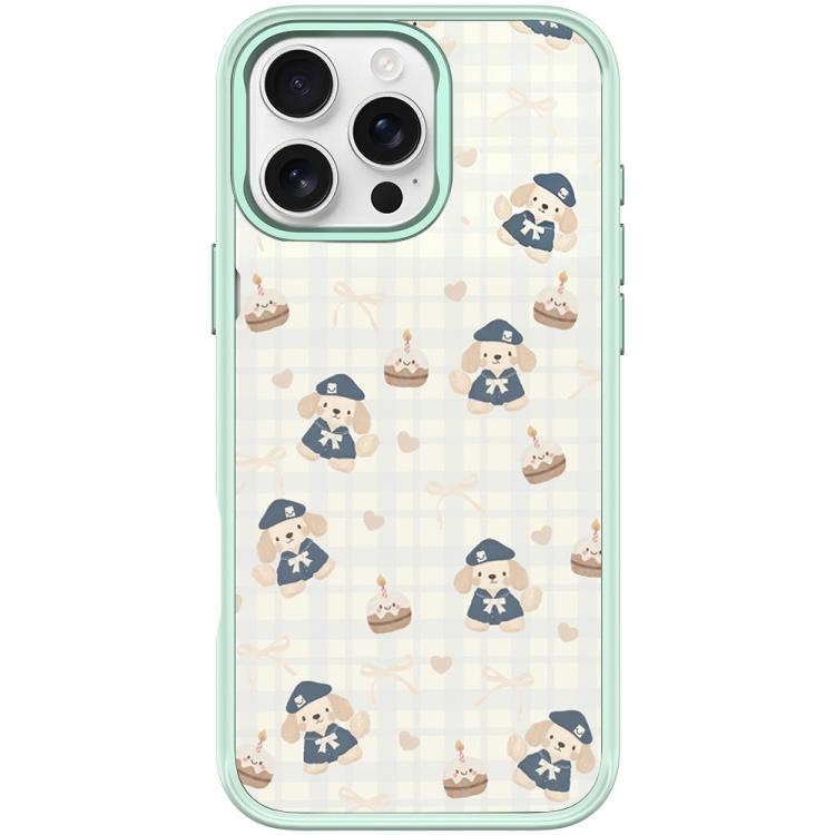 Adorabile custodia magnetica per telefono con motivo cucciolo di berretto., For iPhone 16 Pro Max, For iPhone 16 Pro, For iPhone 15 Pro Max, For iPhone 15 Pro