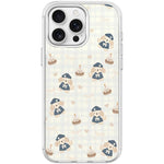 Adorabile custodia magnetica per telefono con motivo cucciolo di berretto., For iPhone 16 Pro Max, For iPhone 16 Pro, For iPhone 15 Pro Max, For iPhone 15 Pro