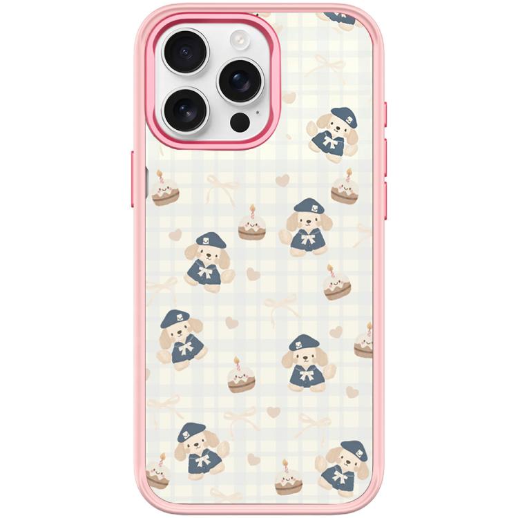 Adorabile custodia magnetica per telefono con motivo cucciolo di berretto., For iPhone 16 Pro Max, For iPhone 16 Pro, For iPhone 15 Pro Max, For iPhone 15 Pro