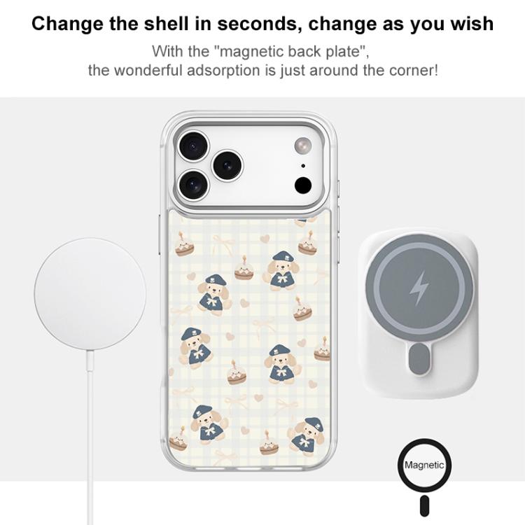 Adorabile custodia magnetica per telefono con motivo cucciolo di berretto., For iPhone 17 Pro Max, For iPhone 17 Pro, For iPhone 17, For iPhone Air