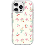 Custodia magnetica per telefono con motivo torta di ciliegie, For iPhone 16 Pro Max, For iPhone 16 Pro, For iPhone 15 Pro Max, For iPhone 15 Pro