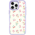 Custodia magnetica per telefono con motivo torta di ciliegie, For iPhone 16 Pro Max, For iPhone 16 Pro, For iPhone 15 Pro Max, For iPhone 15 Pro