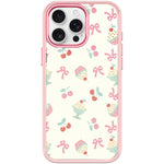 Custodia magnetica per telefono con motivo torta di ciliegie, For iPhone 16 Pro Max, For iPhone 16 Pro, For iPhone 15 Pro Max, For iPhone 15 Pro