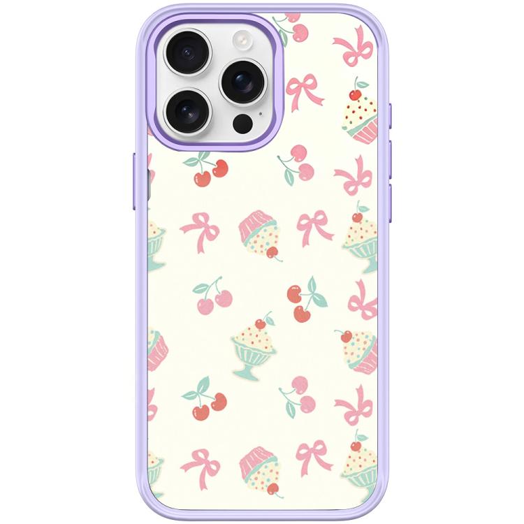 Custodia magnetica per telefono con motivo torta di ciliegie, For iPhone 16 Pro Max, For iPhone 16 Pro, For iPhone 15 Pro Max, For iPhone 15 Pro