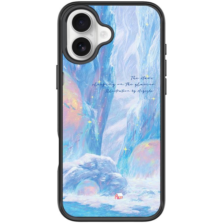 Custodia magnetica per telefono con motivo "Casa Rossa Ghiacciaio", For iPhone 17 Pro Max, For iPhone 17 Pro, For iPhone 17, For iPhone Air