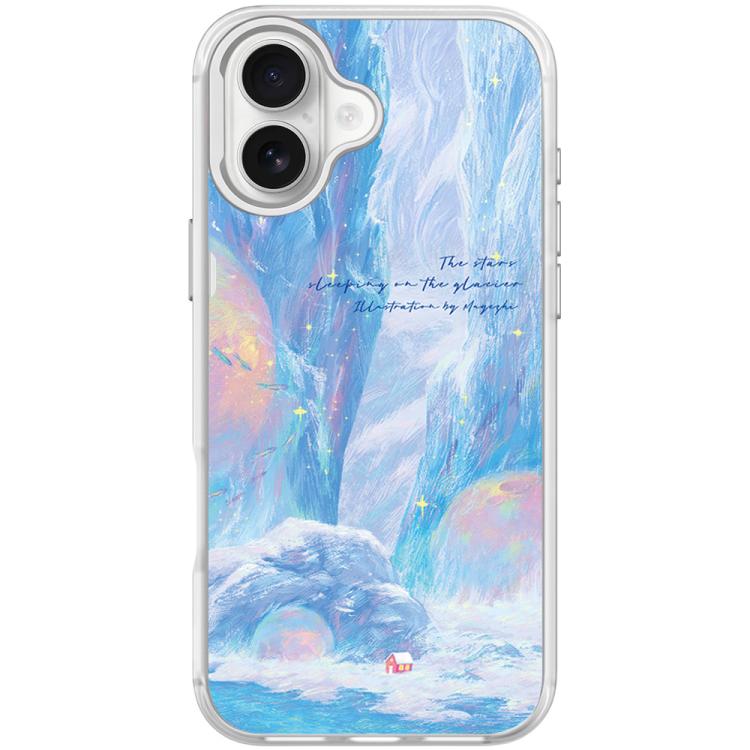 Custodia magnetica per telefono con motivo "Casa Rossa Ghiacciaio", For iPhone 17 Pro Max, For iPhone 17 Pro, For iPhone 17, For iPhone Air