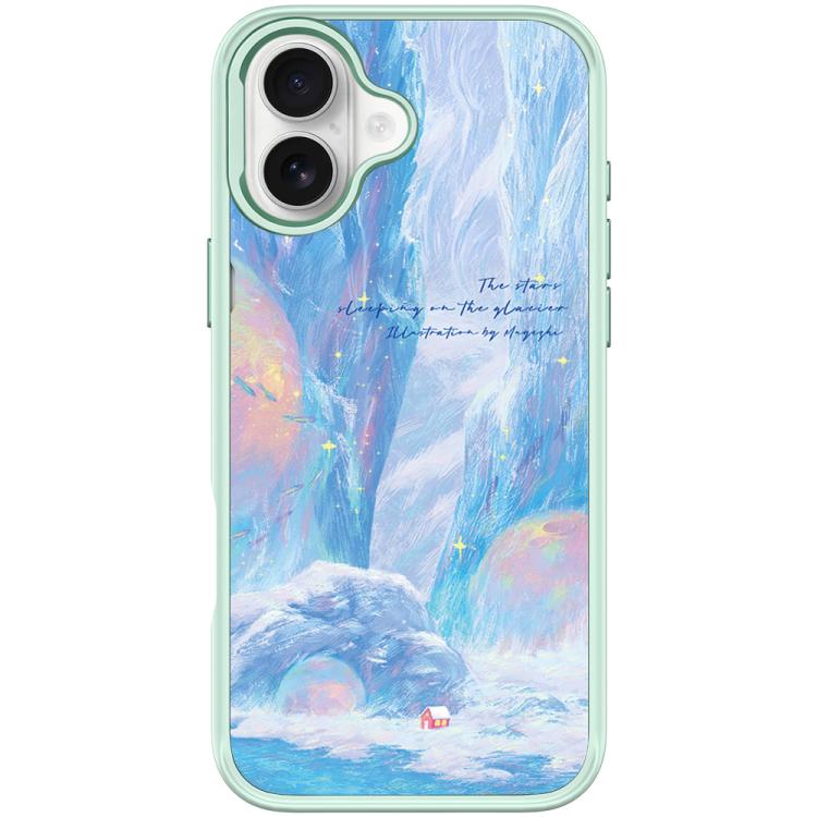 Custodia magnetica per telefono con motivo "Casa Rossa Ghiacciaio", For iPhone 17 Pro Max, For iPhone 17 Pro, For iPhone 17, For iPhone Air