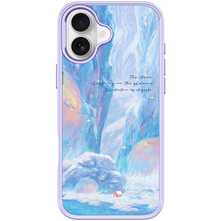 Custodia magnetica per telefono con motivo "Casa Rossa Ghiacciaio", For iPhone 17 Pro Max, For iPhone 17 Pro, For iPhone 17, For iPhone Air