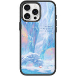 Custodia magnetica per telefono con motivo "Casa Rossa Ghiacciaio", For iPhone 16 Pro Max, For iPhone 16 Pro, For iPhone 15 Pro Max, For iPhone 15 Pro