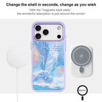 Custodia magnetica per telefono con motivo "Casa Rossa Ghiacciaio", For iPhone 17 Pro Max, For iPhone 17 Pro, For iPhone 17, For iPhone Air