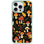 Custodia magnetica per telefono con motivo funghi della giungla, For iPhone 16 Pro Max, For iPhone 16 Pro, For iPhone 15 Pro Max, For iPhone 15 Pro