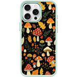Custodia magnetica per telefono con motivo funghi della giungla, For iPhone 16 Pro Max, For iPhone 16 Pro, For iPhone 15 Pro Max, For iPhone 15 Pro